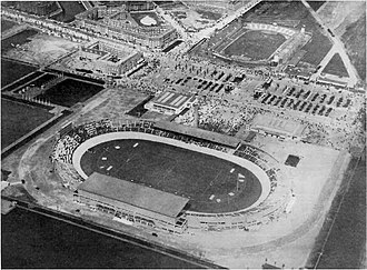 Finished Olympic Stadium with the Old Stadion in the background 1928 Amsterdam Olympic Stadium 1.jpg