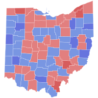 1936 Ohio gubernatorial election results map by county.svg