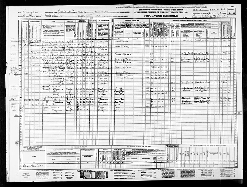 File:1940 Census Population Schedules - Oregon - Multnomah County - ED 37-204 - DPLA - df1c9300e9d8c074efeda52607c0dab6 (page 11).jpg