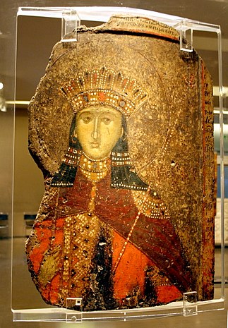 Icon of Saint Catherine, from Veria (14th century)