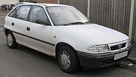 Vauxhall Astra Mk 3 (United Kingdom; facelift)