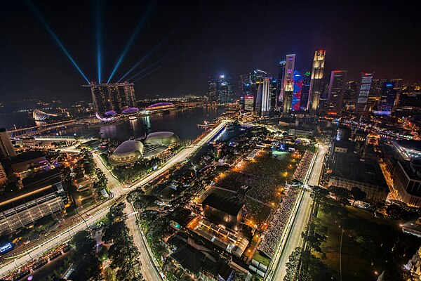 Singapore Marina Bay Street Circuit in 2012.