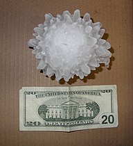 133mm hailstone