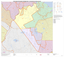 Map of Massachusetts House of Representatives' 7th Norfolk district, based on the 2010 United States census. 2013 map 7th Norfolk district Massachusetts House of Representatives DC10SLDL25163 001.png