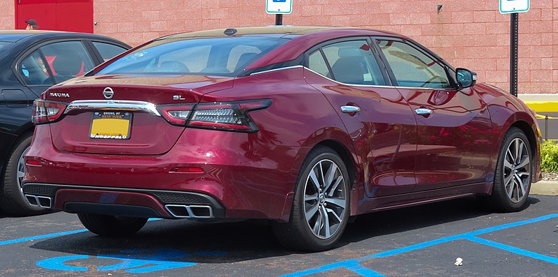 File:2019 Nissan Maxima SL (facelift), rear 7.6.19.jpg