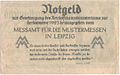 Leipziger Notgeld von 1923, Rückseite