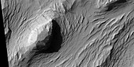 Layers and dark slope streaks, as seen by HiRISE under HiWish program