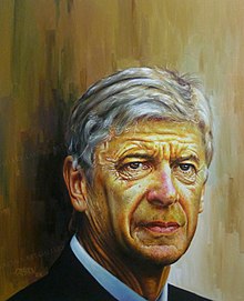 Portrait d'Arsène Wenger.