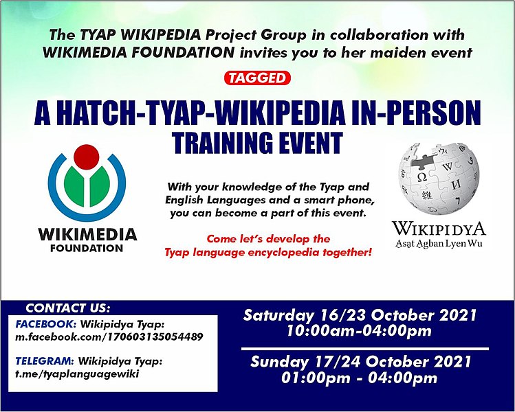 File:A Hatch-Tyap-Wikipedia In-person Training Event banner.jpg
