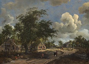 Άποψη του κεντρικού δρόμου, 1665, Εθνική Πινακοθήκη Τέχνης Ουάσινγκτον