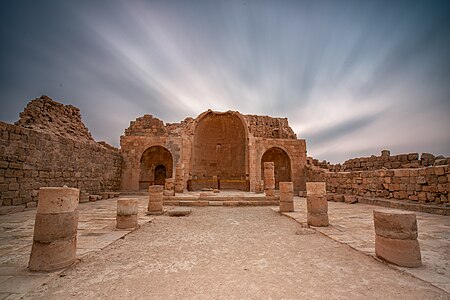 A church in Shivta Photographer: Tal Shema