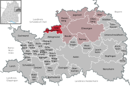 Adelmannsfelden - Localizazion