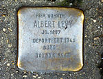 Stolperstein für Albert Levy (Franziskanerstraße 11)