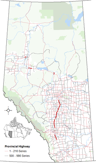 <span class="mw-page-title-main">Alberta Highway 2A</span> Highway in Alberta, Canada