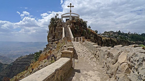 Mount Amba Geshen in northern Ethiopia