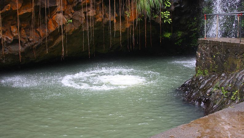 View of Annandale Falls in Grenada.