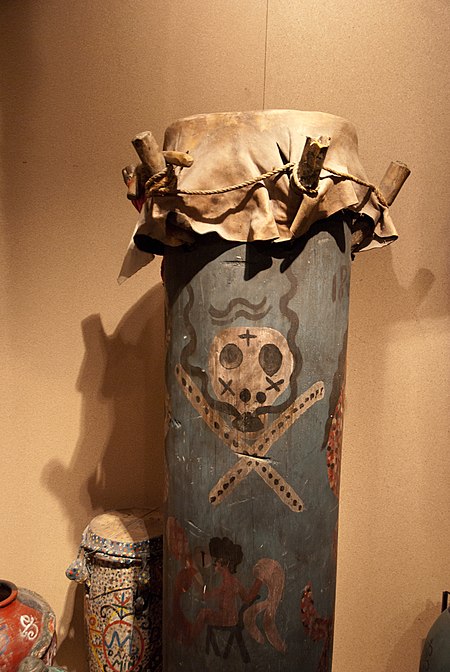 Antique Haitian Vodou ceremonial drum.jpg