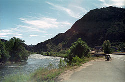 The Arkansas River in Cotopaxi