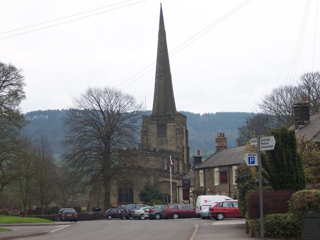 Image: Ashover Parish Church   geograph.org.uk   406845