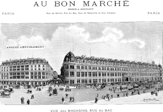Les magasins Au Bon Marché.