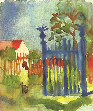 Garden gate (August Macke)