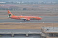Boeing 737 de Mango (aerolínea) en el Aeropuerto Internacional OR Tambo de Johannesburgo, Sudáfrica