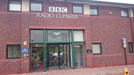 BBC Radio Cumbria's studios in Carlisle