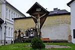 Crucifix in the churchyard