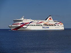 M/S Baltic Queen Tallinnassa 2021.