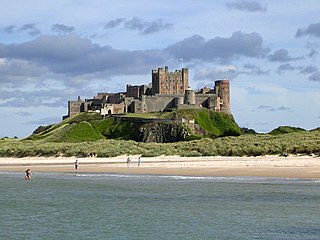 <span class="mw-page-title-main">Bamburgh Castle</span> Medieval castle in Northumberland, England