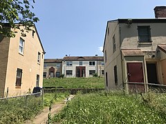 Barry Farm, May 2019 prior to demolition in an alley way off of Stevens Rd.