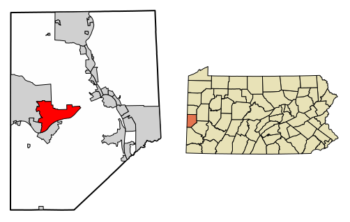 Dosya:Beaver County Pennsylvania Incorporated and Unincorporated areas Industry Highlighted.svg