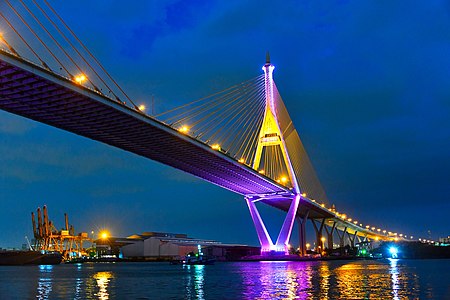 Bhumibol 2 Bridge Bangkok, Thailand