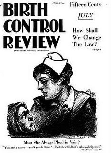 Sanger published the Birth Control Review from 1917 to 1929.