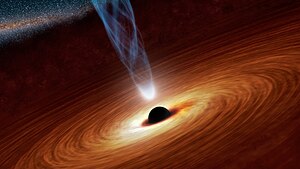 Black hole with corona and X-Ray source
(artist concept) Black Holes - Monsters in Space.jpg