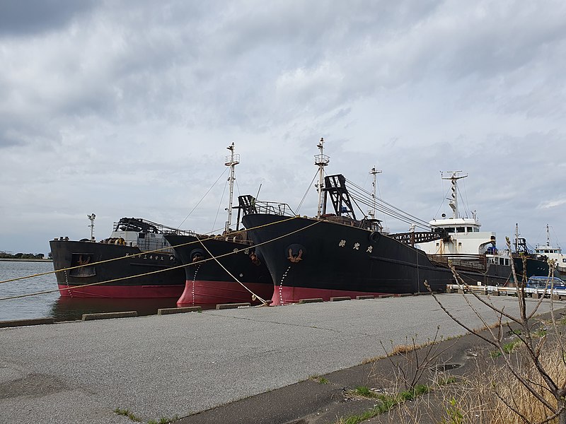 File:Boats in Kisarazu port 8.jpg