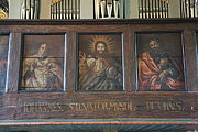 English: Painting in Bottnaryds church near Jönköping, Sweden This is a photo of a protected building in Sweden, number 21300000004432 in the RAÄ buildings database.