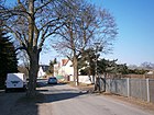 Buchholzer Straße vom Blankenfelder Graben westwärts zum Dorfkern