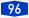 Bundesautobahn 96 number.svg