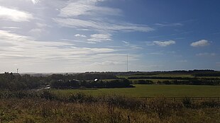 Burnhope from Springwell Farm with Burnhope Television Mast on the horizon Burnhope from Springwell Farm (2nd Octiber 2018).jpg