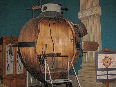 Cutaway replica at the Oceanographic Museum, Monaco