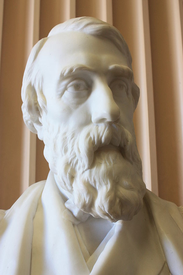 Bust of Goodsir by David Watson Stevenson, Old College, University of Edinburgh