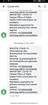 Automatisiert versandte SMS bei Grenzübertritt wg. COVID-19-Pandemie Anno 2021