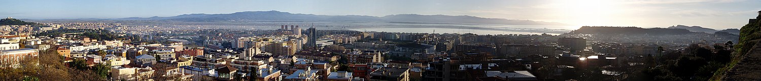 Panorama van Cagliari