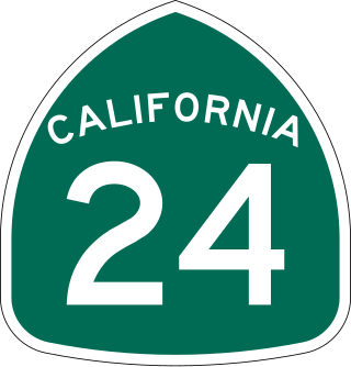 <span class="mw-page-title-main">California State Route 24</span> Highway in California