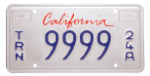California Transporter license plate 1994.gif