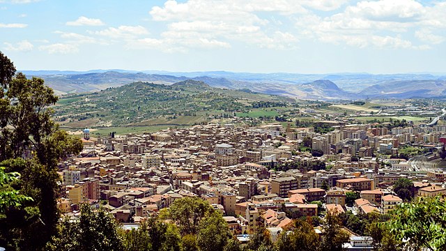 Panorama von Caltanissetta