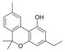 Struttura chimica del cannabinolo-C2