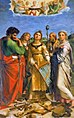 Santa Cecília, en un quadre de Rafael