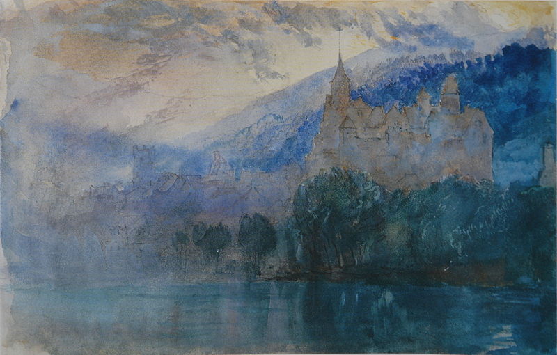 File:Chateau of Neuchatel at dusk Ruskin.jpg